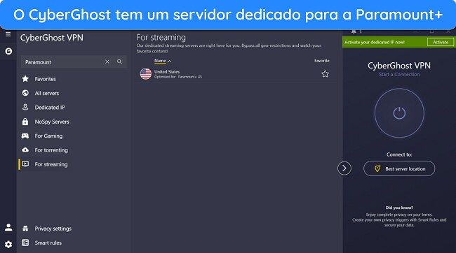 Máscara com o nome 'How to Watch Paramount+ CyberGhost Dedicated Streaming Servers